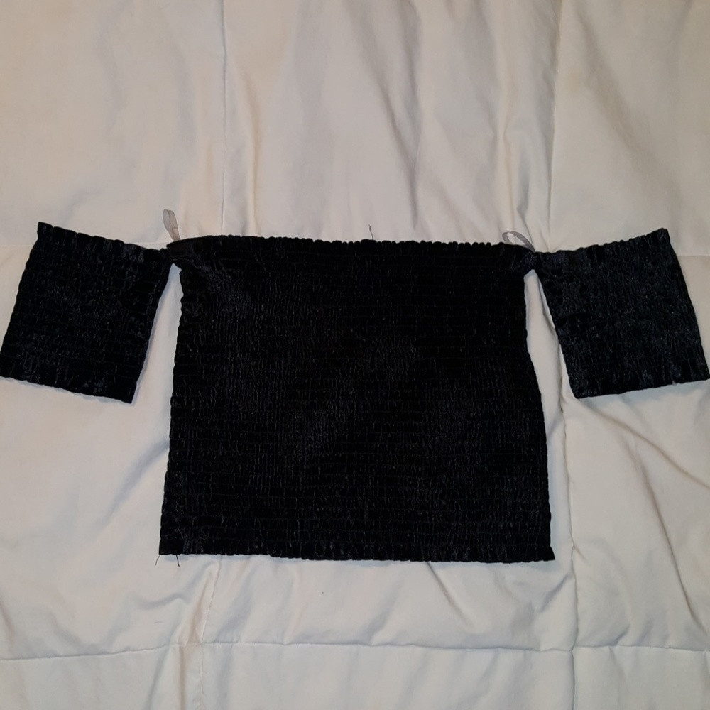 tube top with sleeves lol